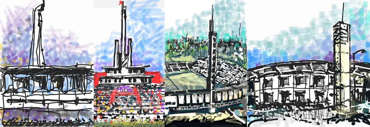 Hitos históricos barriales: mástiles en los estadios de fútbol